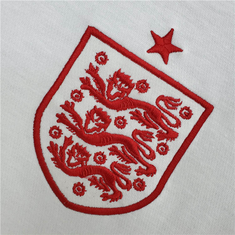 2012 England Home White Retro Soccer Jersey Football Shirt - Official