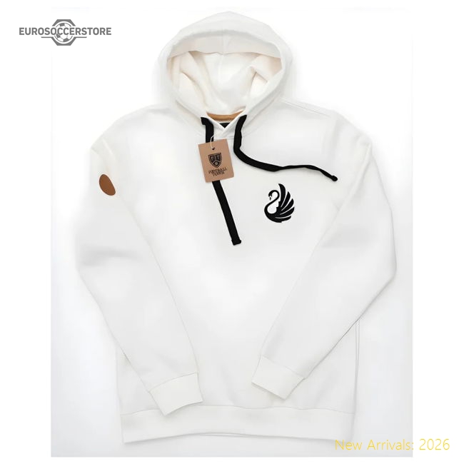 Excellent Swansea Retro Football Hoodie The Swan - Competitive Price
