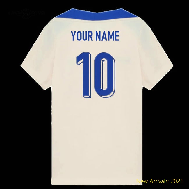 2025-2026 France Strike Training Shirt (Coral) - Kids (Your Name)