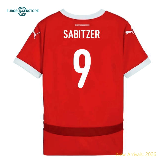 2024-2025 Austria Home Shirt (Kids) (Sabitzer 9)