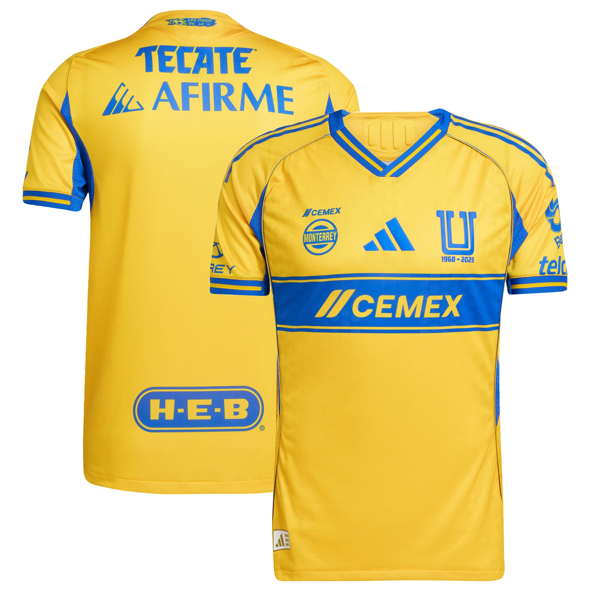 [SJH] Tigres UANL 2025/26 Home Authentic Jersey - Gold