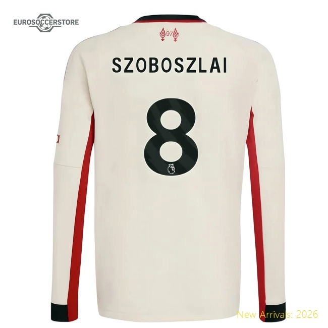 Liverpool Kids Szoboszlai Non-toxic Jersey Climacool Easy-care