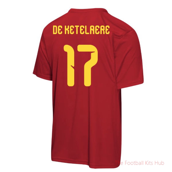 Belgium 2026 World Cup T-Shirt (Kids) (De Ketelaere 17)