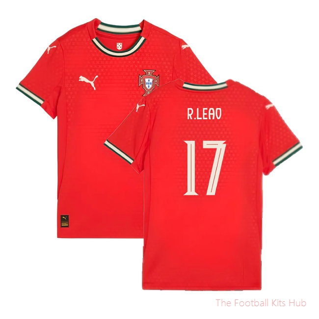 2025-2026 Portugal Home Shirt (Ladies) (R.Leao 17)