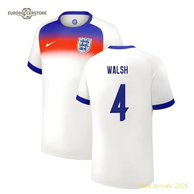 England Home Fan Version Women'S Football Jersey Game Day Outfit