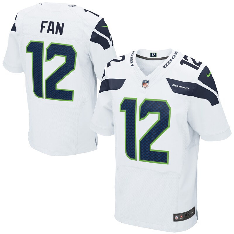 None 12s SEA Seahawks Powerful Elite Jersey Football Apparel