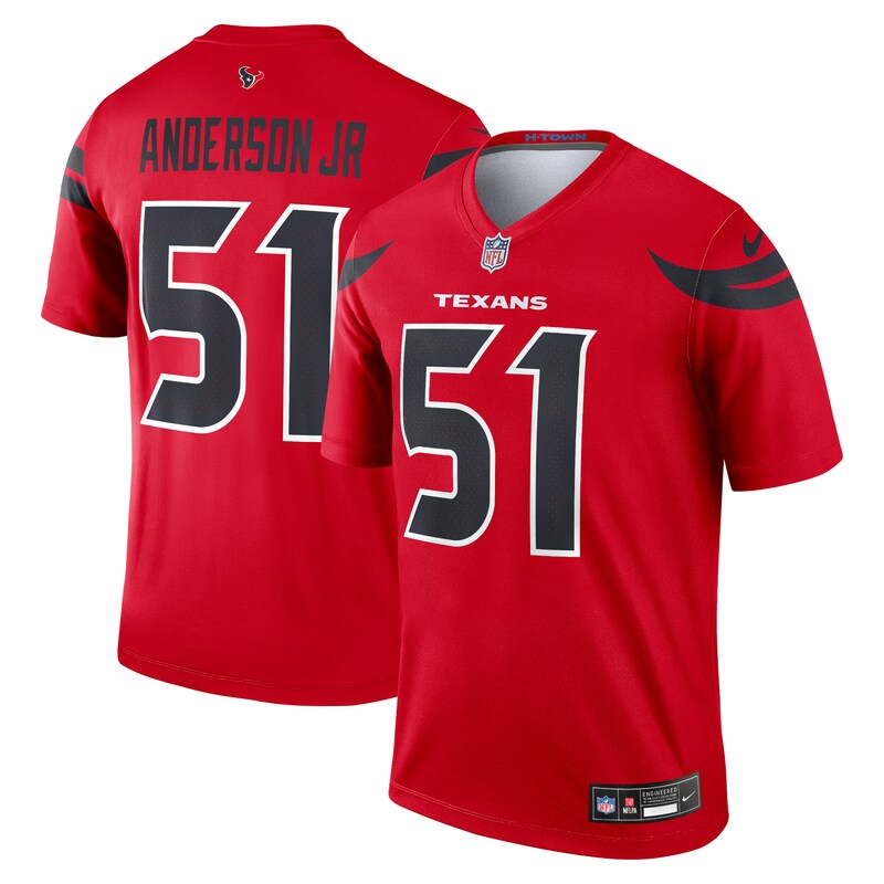 None Will Anderson Jr. HOU Texans Legendary Durable Jersey for NFL Fan