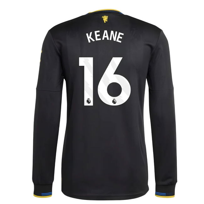 2025-2026 Man Utd Authentic Long Sleeve Third Shirt (Keane 16) (Lim...