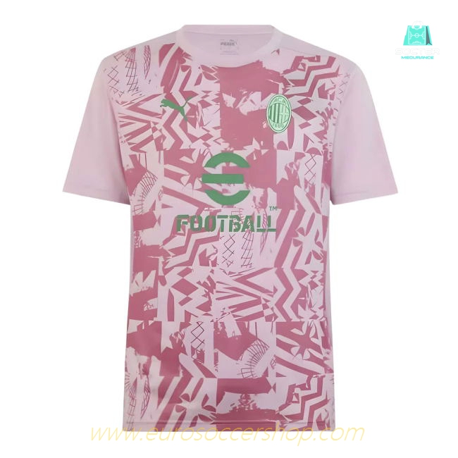 2024-2025 AC Milan Pre-Match Shirt (Grape)