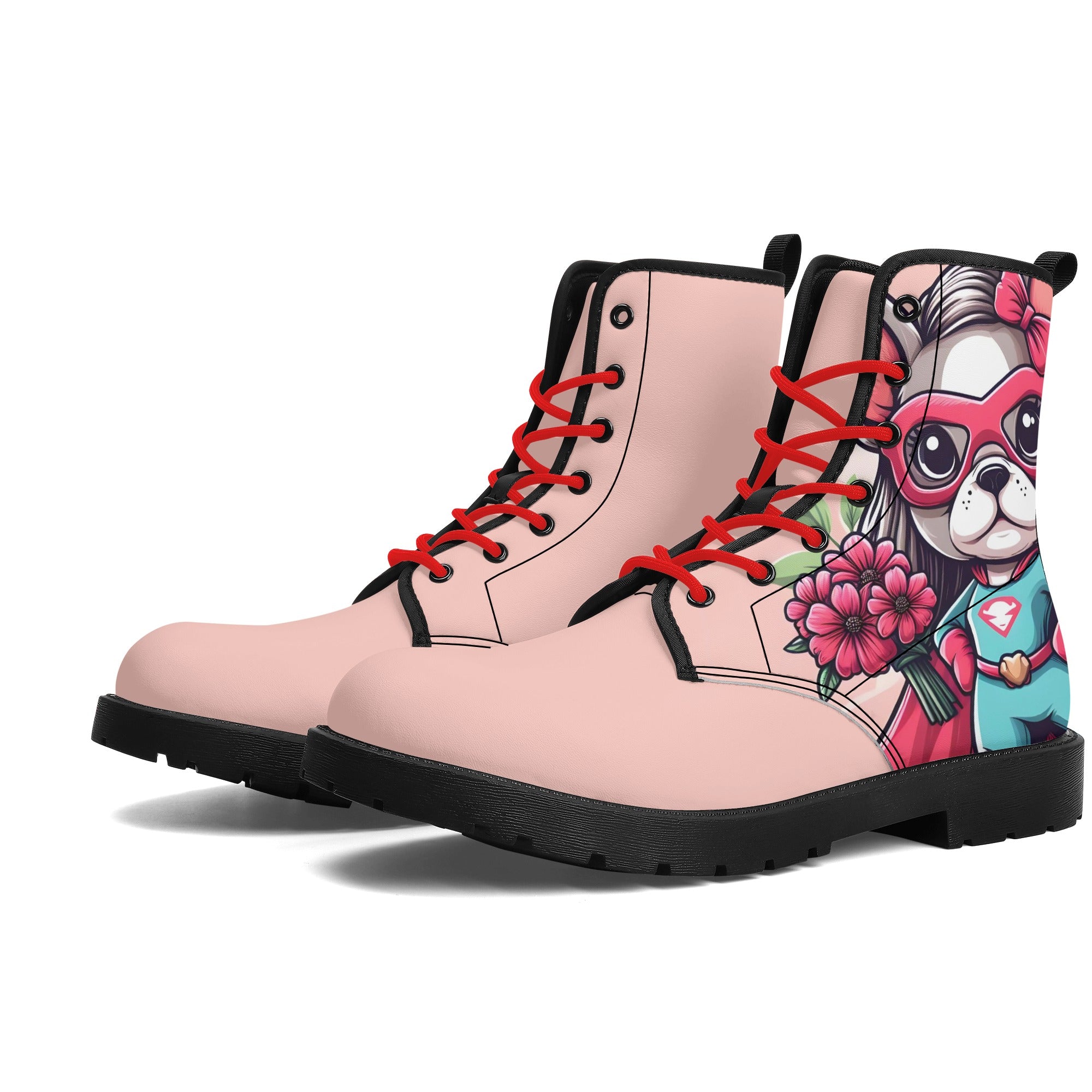 French Bulldog Kona Leather Boots Practical Pet Supply