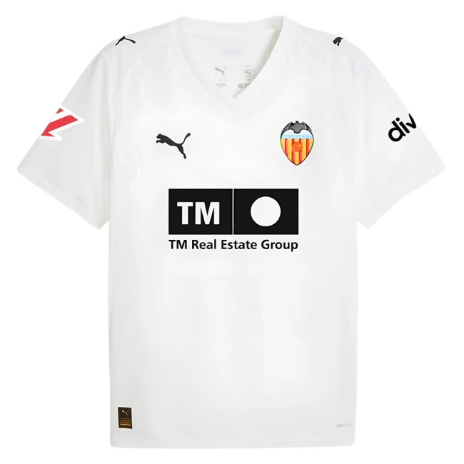 Valencia 2025-2026 Home Shirt - (Junior