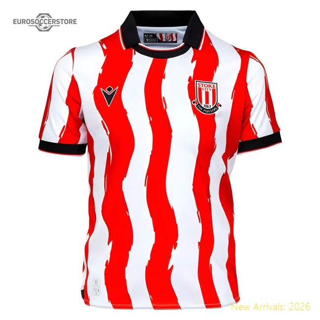 Authentic 2025-2026 Stoke City Home Shirt (kids) - Premium Quality