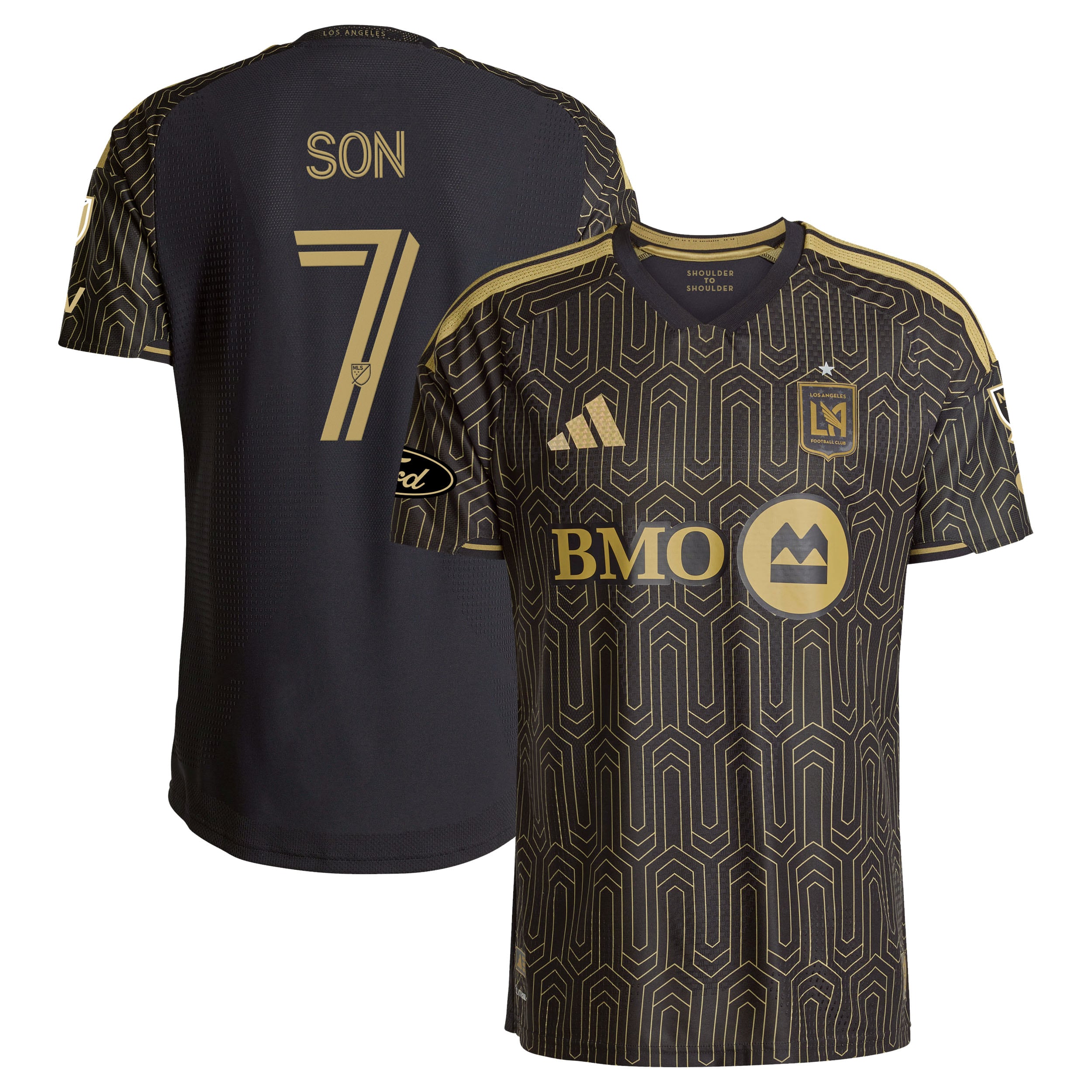 [SJH] Son Heung-Min LAFC 2026 Primary Kit On-Field Authentic Patch Jersey - Black