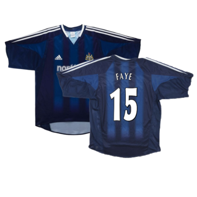 Newcastle United 2004-05 Away Shirt ((Excellent) S) (Faye 15) (Limi...