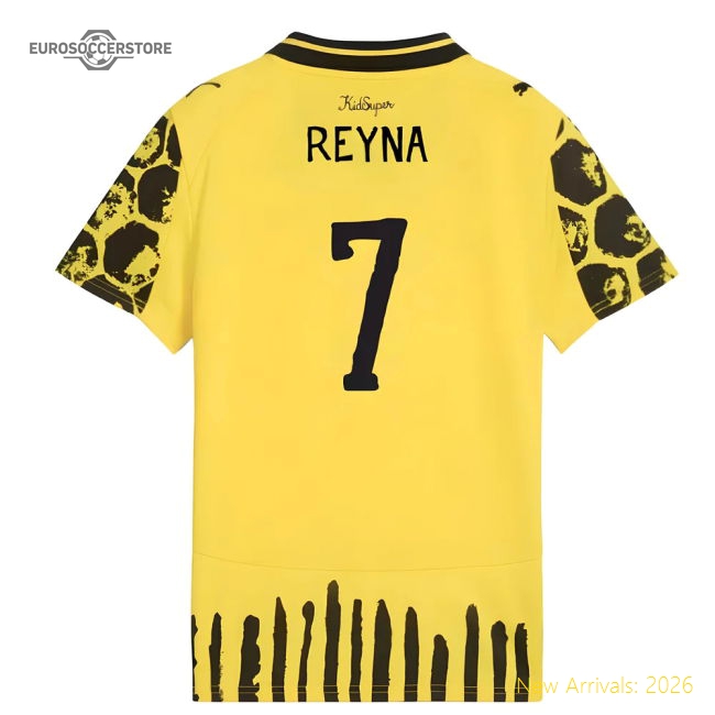 Borussia Dortmund 2024-25 Fan Version For Kids (Reyna Match Day Shirt