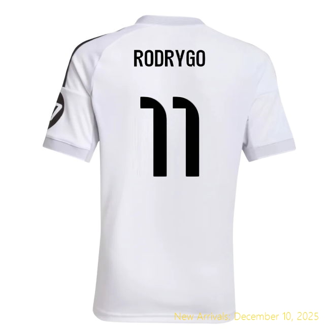 2025-2026 Real Madrid Home Shirt - Premium Jersey (Rodrygo 11) - Kids...