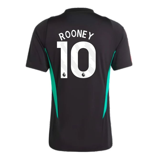 Women's 2023-2024 Man Utd Training Jersey (Black) (Rooney 10)