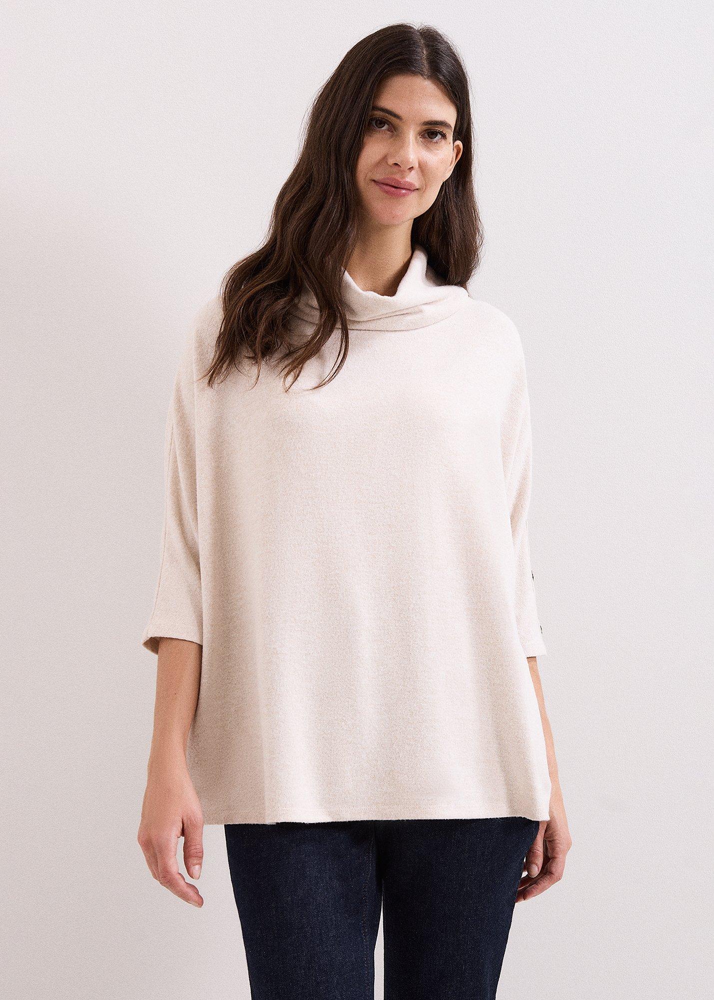 Toni Button Detail Snuggle Top