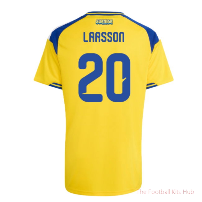 2026-2027 Sweden Home Shirt (Kids) (Larsson 20)