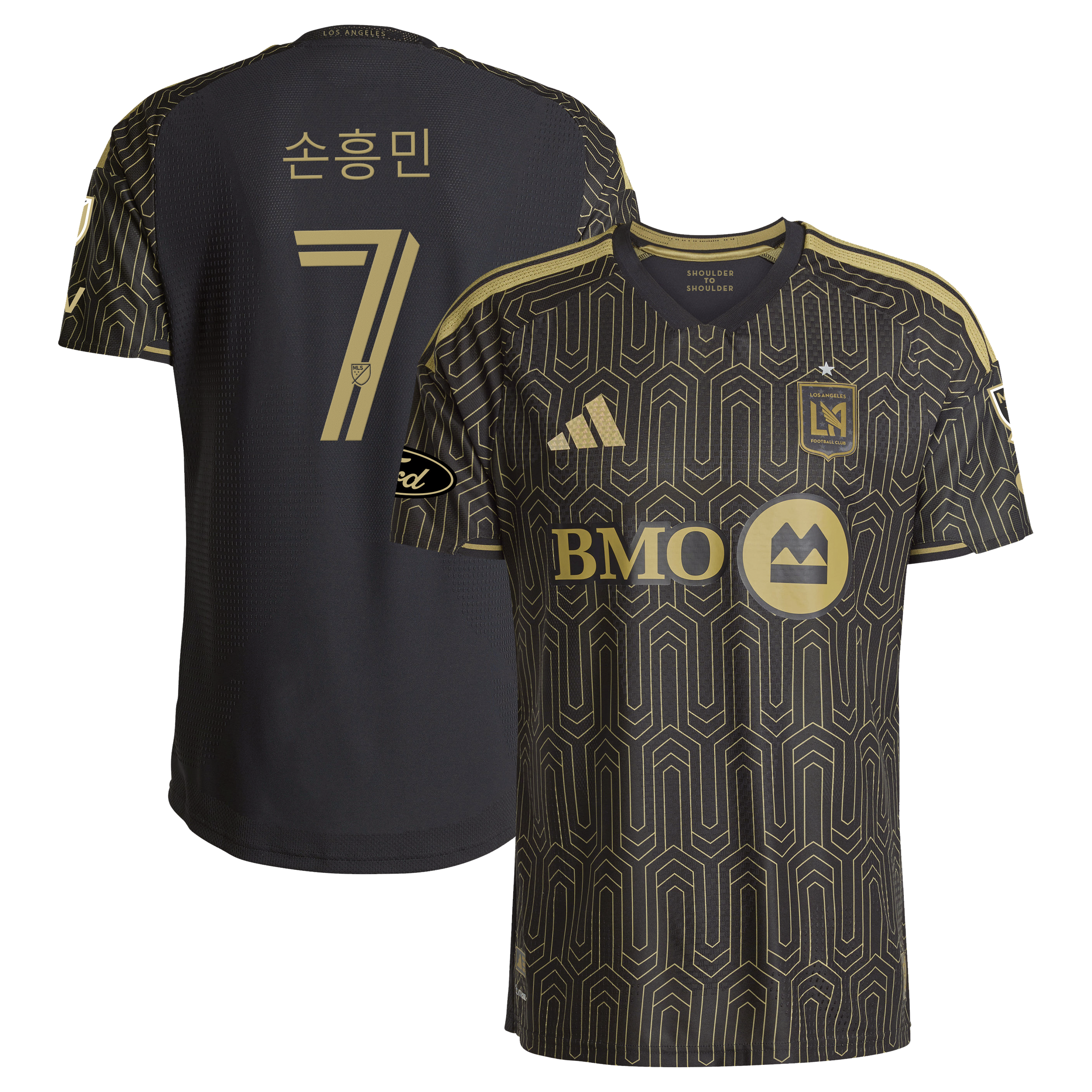 [SJH] LAFC 2026 2026 Primary Kit On-Field Authentic Patch Jersey - Black
