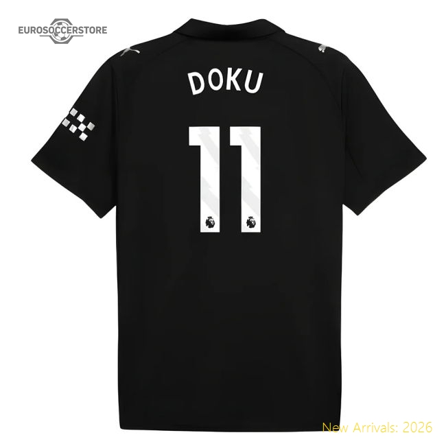 2025-2026 City Man Away Jersey (Doku 11) English Football Collection