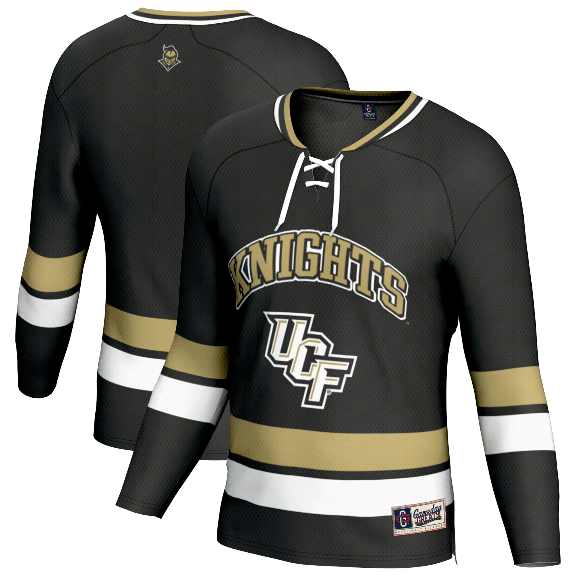 [NJP] UCF Knights GameDay Greats Unisex Spirit Hockey Jersey - Black