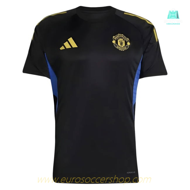 2025-2026 Man Utd EU Training Jersey (Black) - Kids