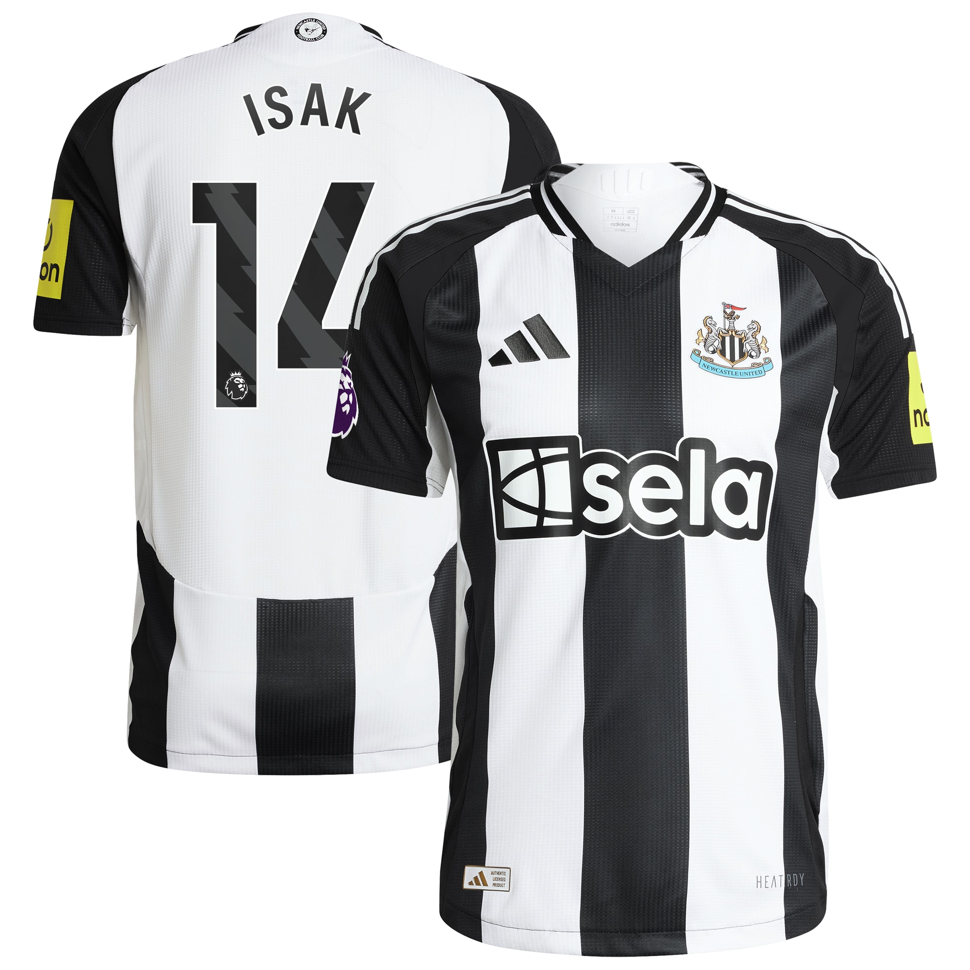 [SJH] Youth Alexander Isak Newcastle United 2024/25 Home Authentic Player Jersey - Black