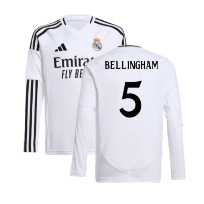 2024-2025 Genuina Camiseta Real Madrid Local - Niños Con Bellingham 5