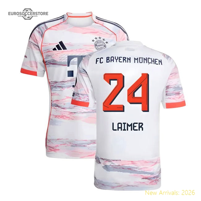 Premium 2025-2026 Bayern Munich Road Jersey (laimer 24)