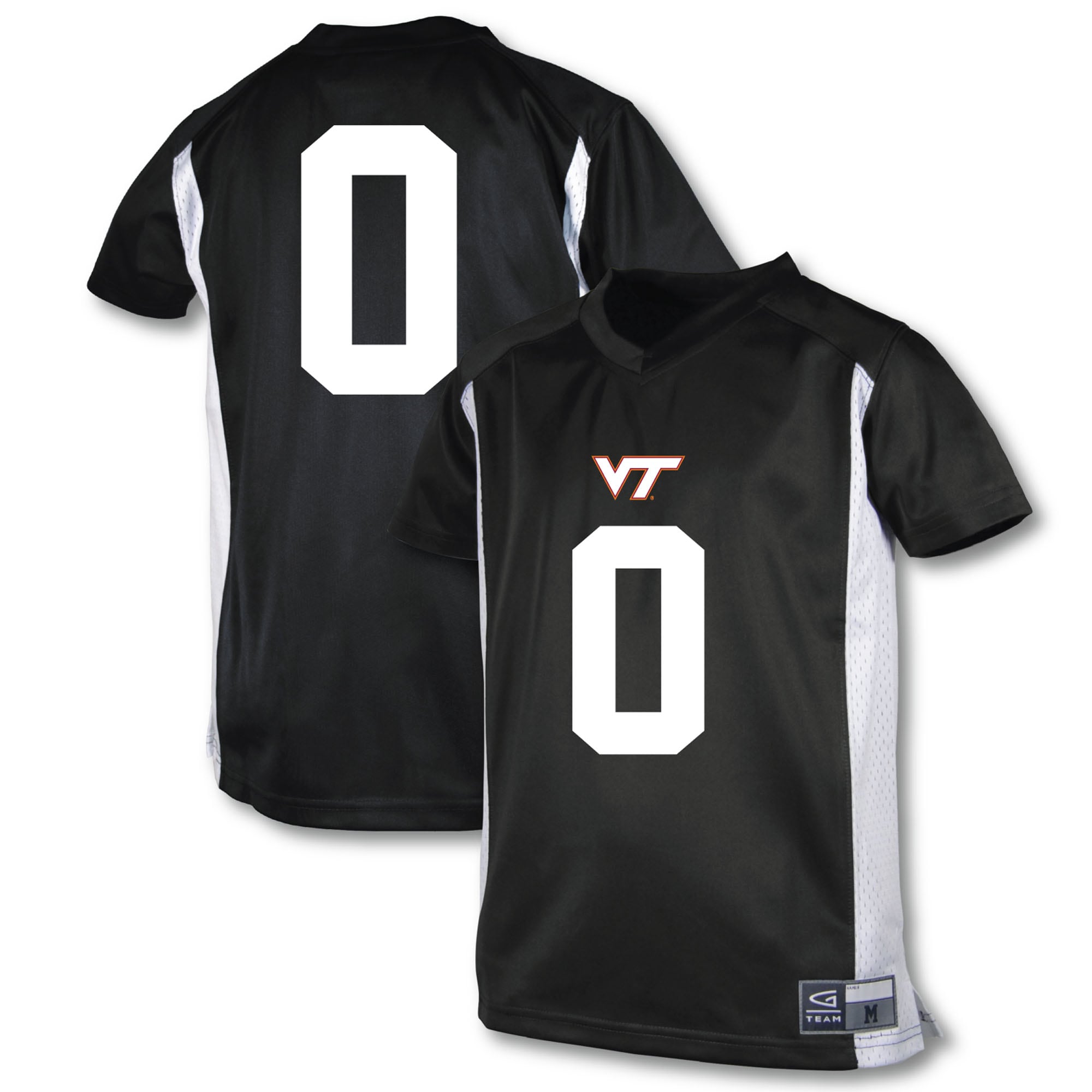[NJP] Virginia Tech Hokies Garb Football Jersey - Black