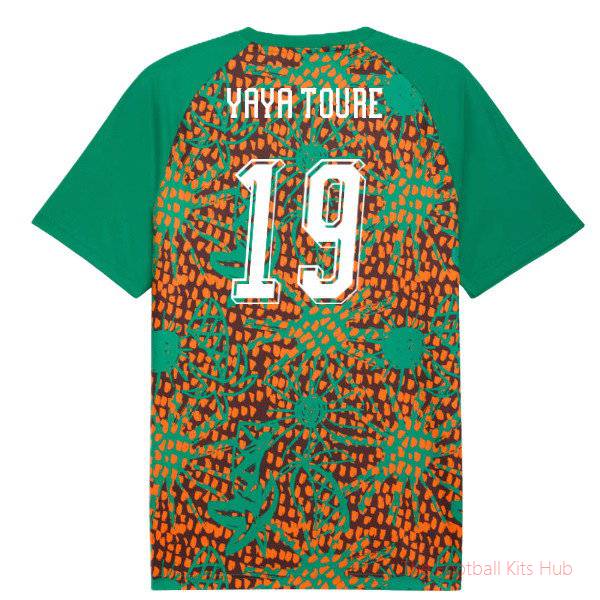 2026-2027 Ivory Coast Warm Up Jersey (Sport Green) (Yaya Toure 19)