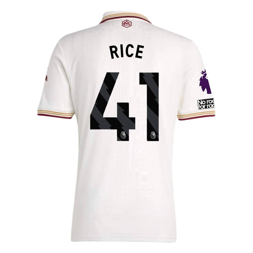 Arsenal Rice Men 2025-2026 UCL Third Jersey – Authentic Shirt