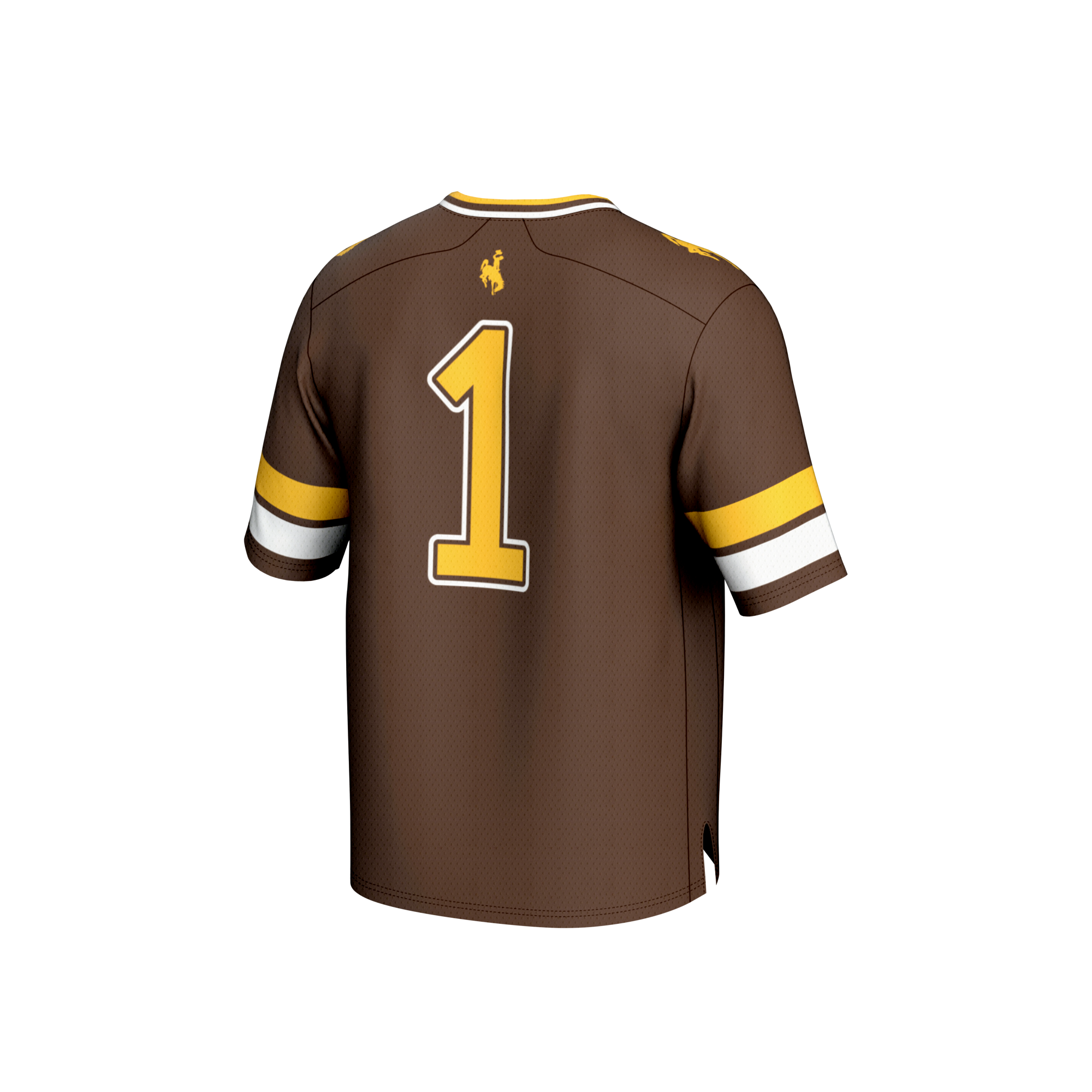 #1 Wyoming Cowboys GameDay Greats Youth Collegiate Football Fashion Jersey - Brown