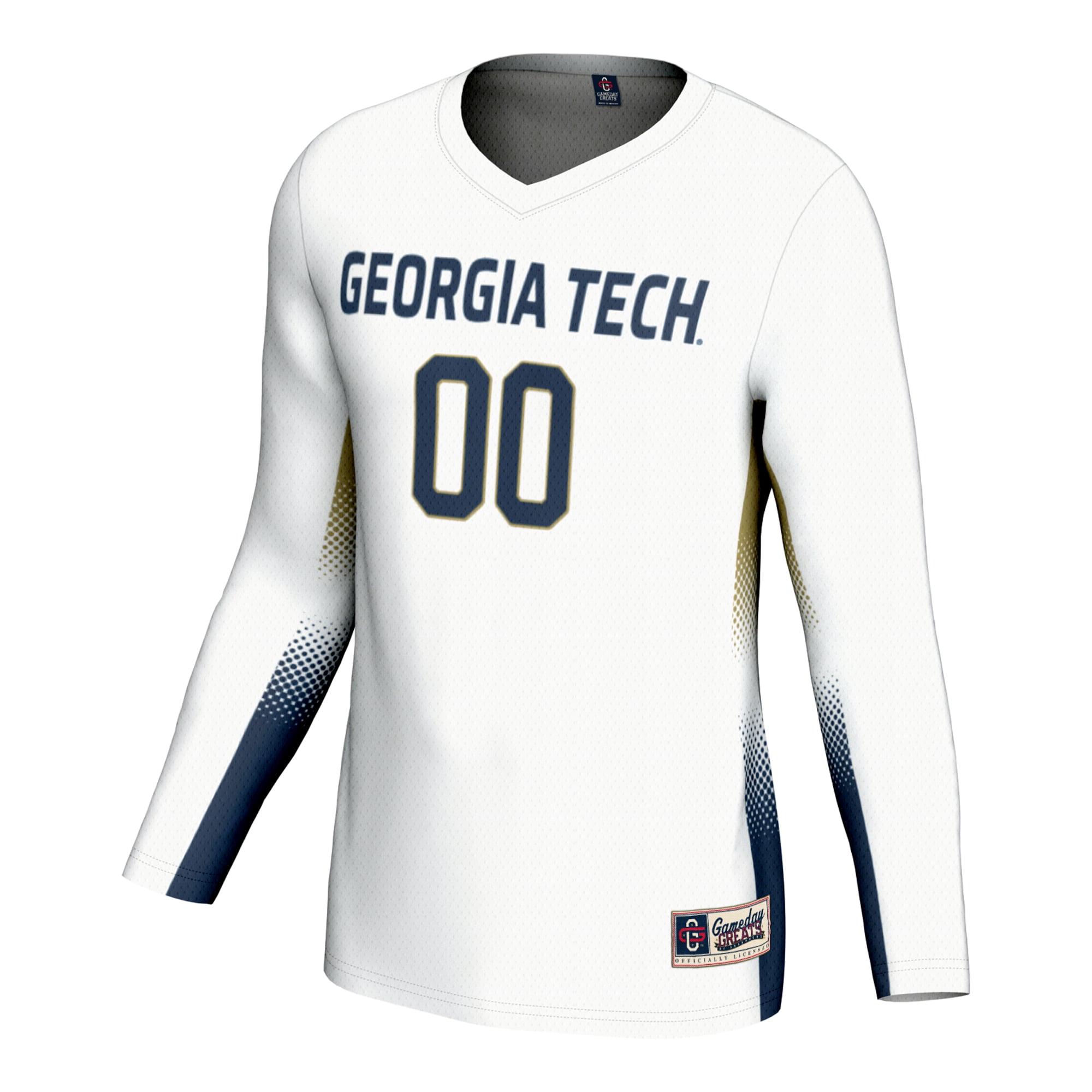 Georgia Tech Yellow Jackets GameDay Greats Youth NIL Lightweight Volleyball Jersey - White