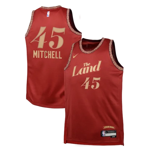 Donovan Mitchell CLE Swingman Jersey - official NBA workout training