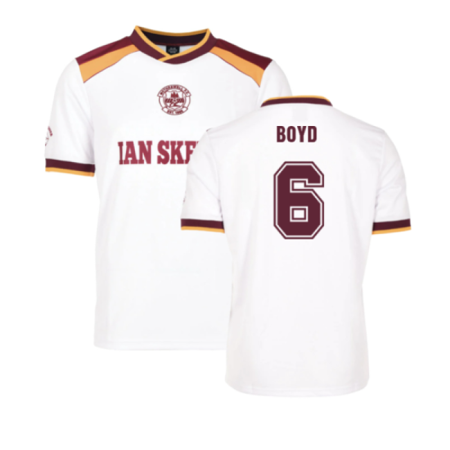 Authentic 1988-1989 Motherwell Away Away Boyd 6 With Retro Design -