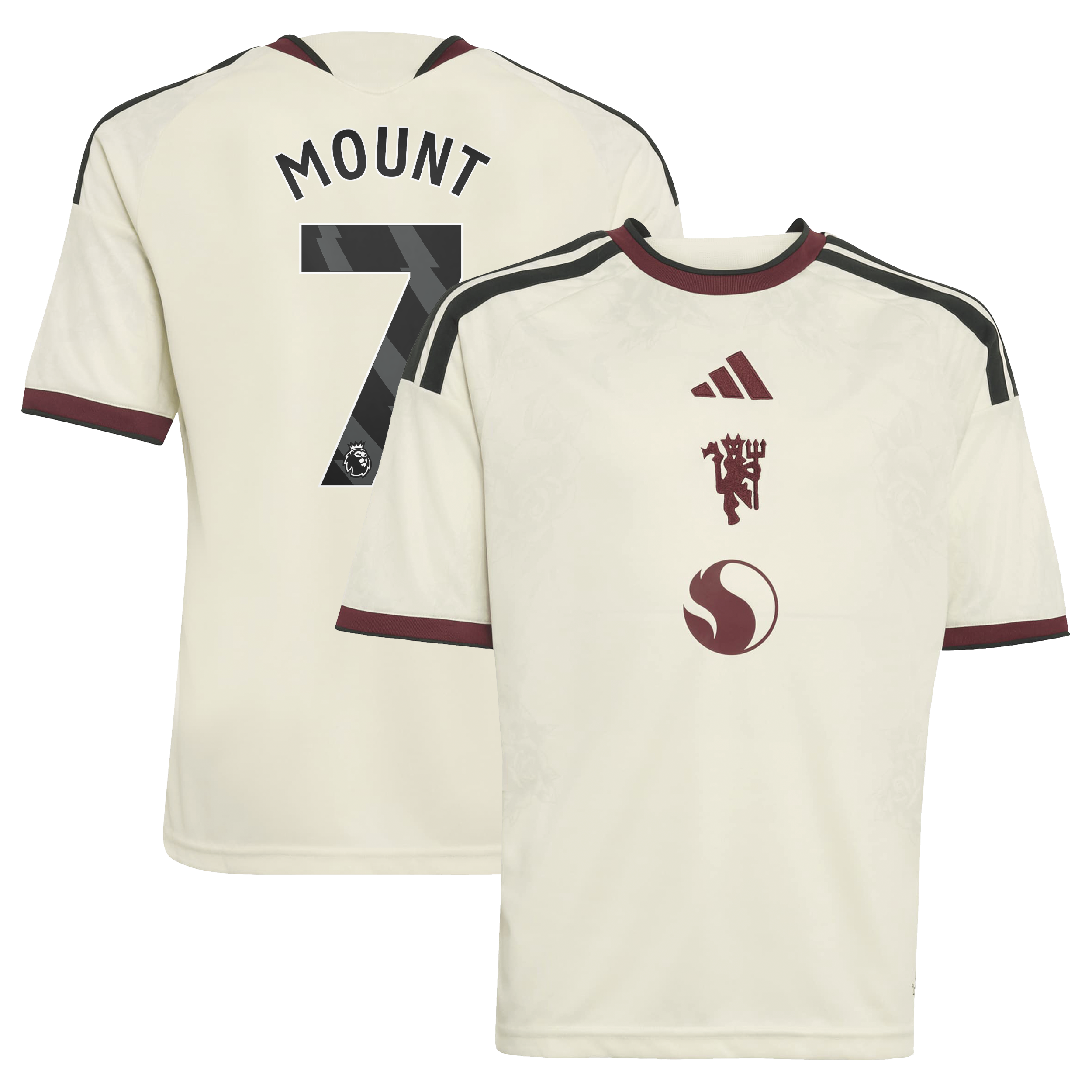 [SJH] Mason Mount Manchester United Youth 2026/27 Third Replica Jersey - Cream
