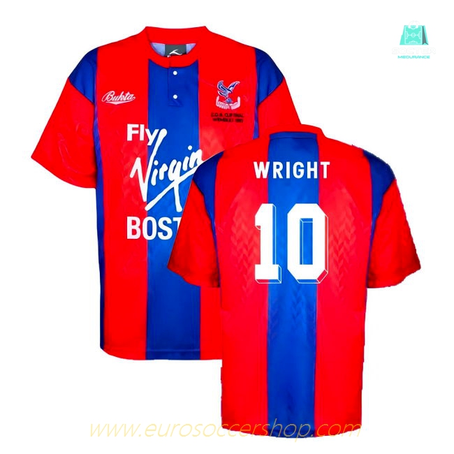Crystal Palace 1991 ZDS Cup Final Shirt (Wright 10)