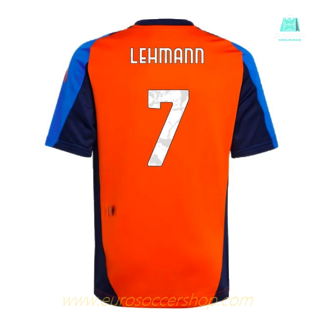 2024-2025 Juventus Training Jersey (Orange) - Kids (Lehmann 7)