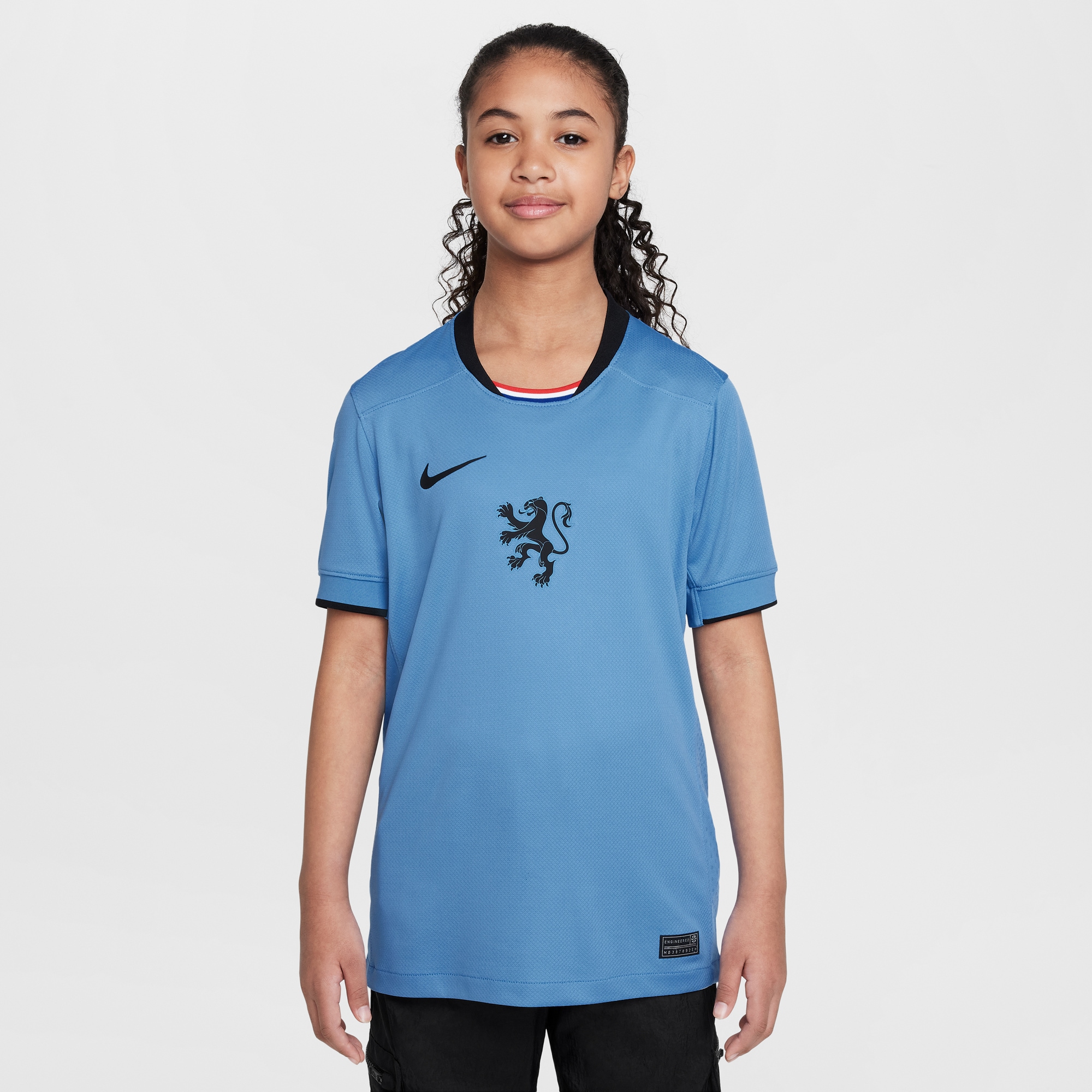 [SJH] Netherlands Women's National Team Youth 2025/26 Away Replica Jersey - Blue