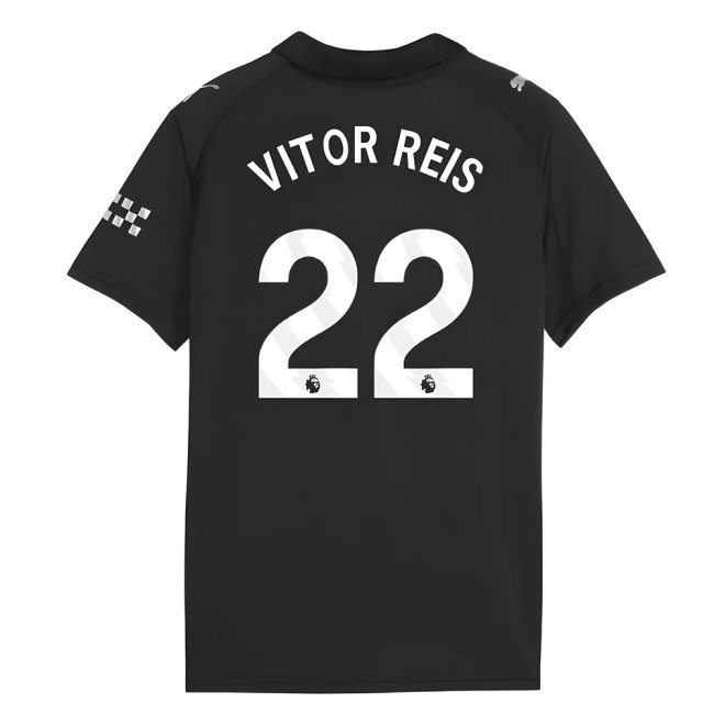 2025-2026 Man City Away Shirt (Kids) (Vitor Reis 22)