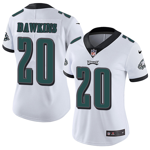NFL PHI Eagles #20 Brian Dawkins White Limited Jersey - Authentic Q...