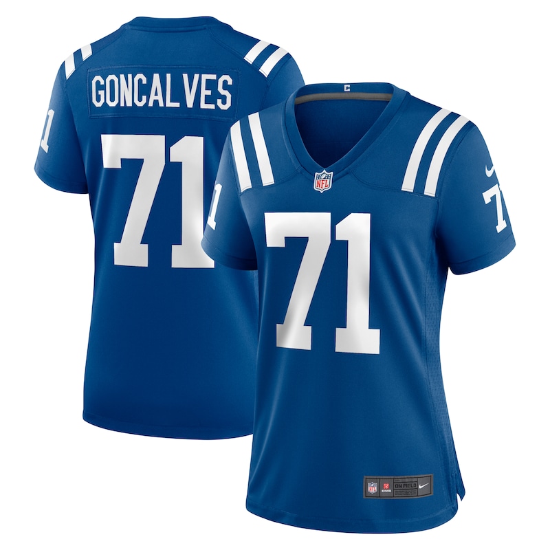 None Matt Goncalves IND Colts Dynamic Game-Ready Jersey Football Appar