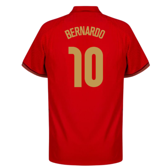 2020-2021 Portugal Home Shirt (Bernardo 10) Worldcup Holland