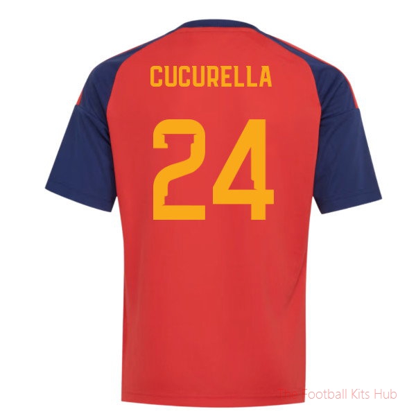 [EFS] 2026/27 Spain Home Jersey (Kids) (Cucurella 24) Jersey
