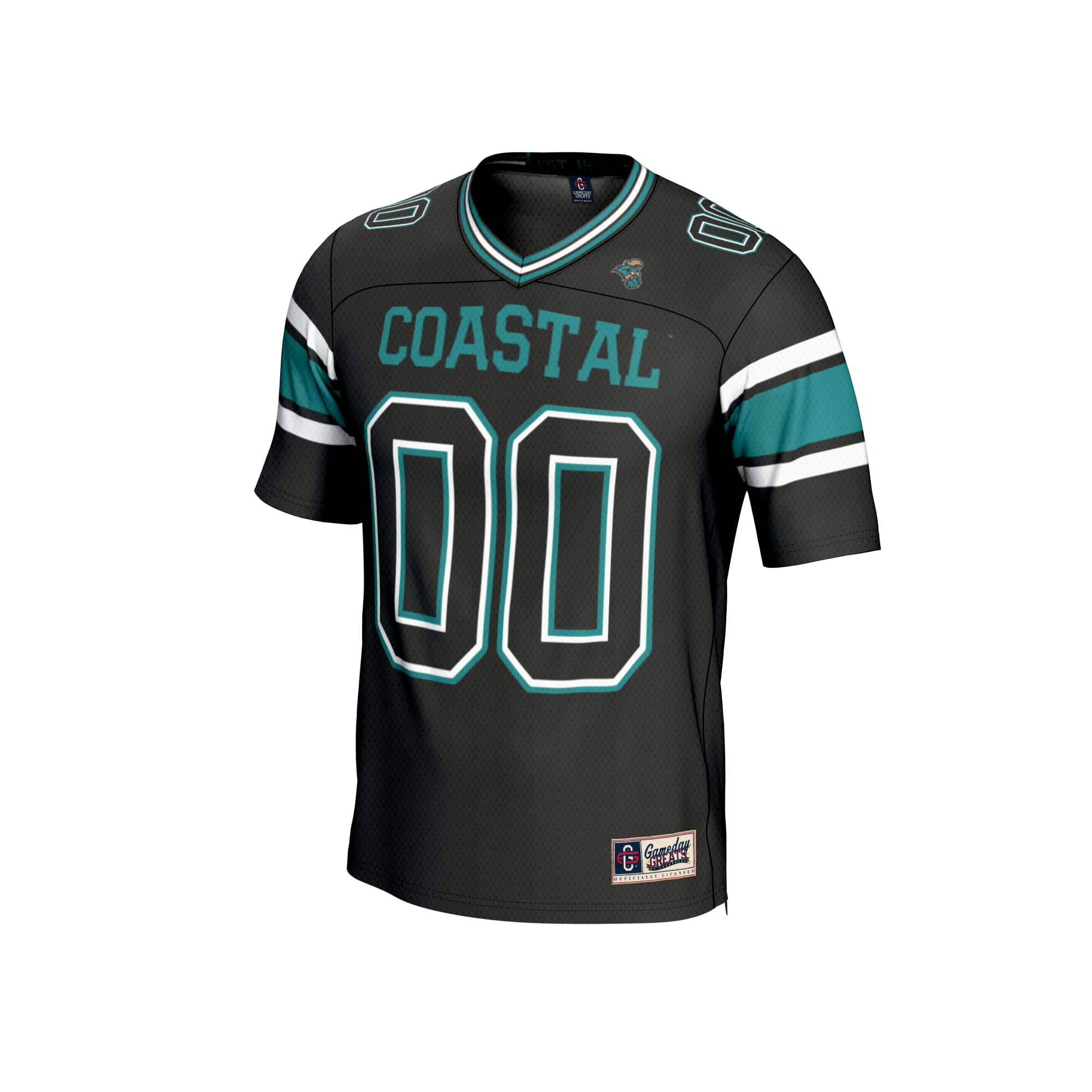 Coastal Carolina Chanticleers GameDay Greats Unisex NIL Lightweight Collegiate Football Fashion Jersey - Black