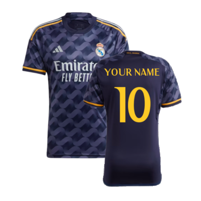 2023-2024 Real Madrid Away Football Shirt (Your Name) Antibacterial