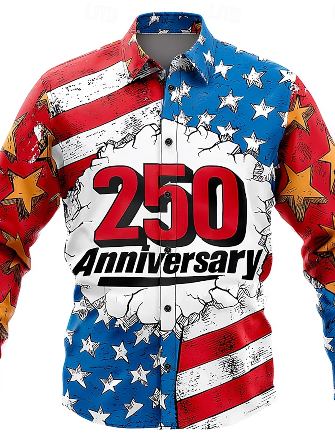 Men's 4th of July U.S. 250th Anniversary Jesus US Flag Shirt Button Up Shirt Short Sleeve Patriotic Outdoor Holiday Summer Spring Turndown 3D Print Collared Shirts Black 1 Black