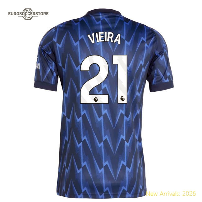 2025-2026 Arsenal Womens Elegant Jersey Vieira Advanced Textile